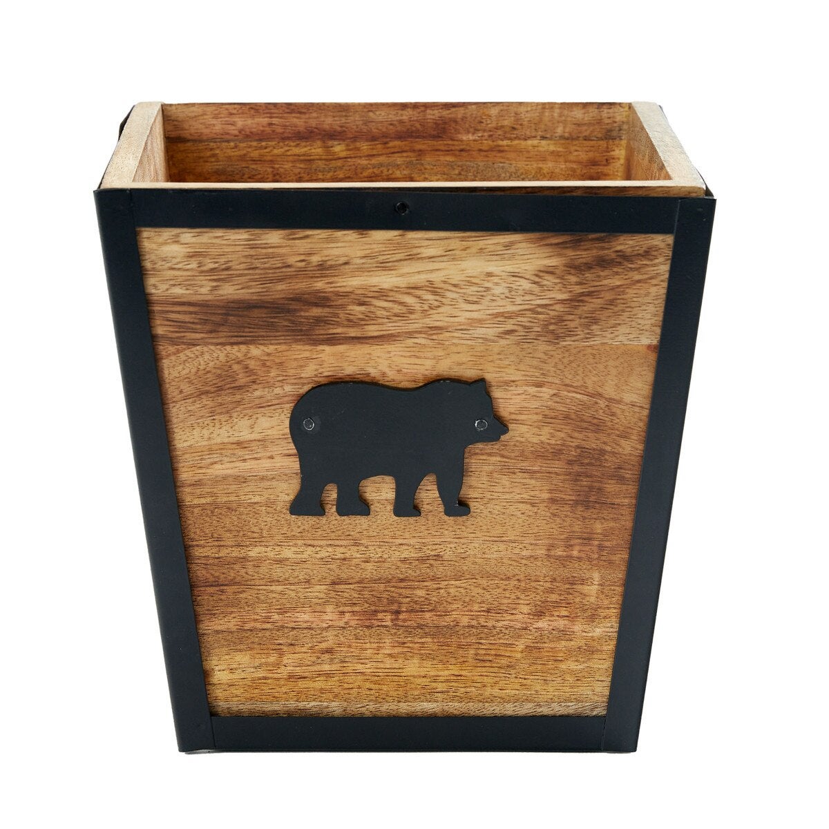 Park Designs Wild Woods Bear Waste Paper Basket - Thumbnail 2